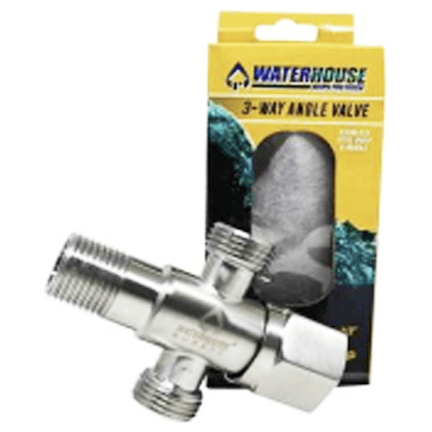 Waterhouse 3-Way Angle Valve Stainless Heavy Duty - KHM Megatools Corp. Waterhouse 3-Way Angle Valve Stainless Heavy Duty - KHM Megatools Corp.